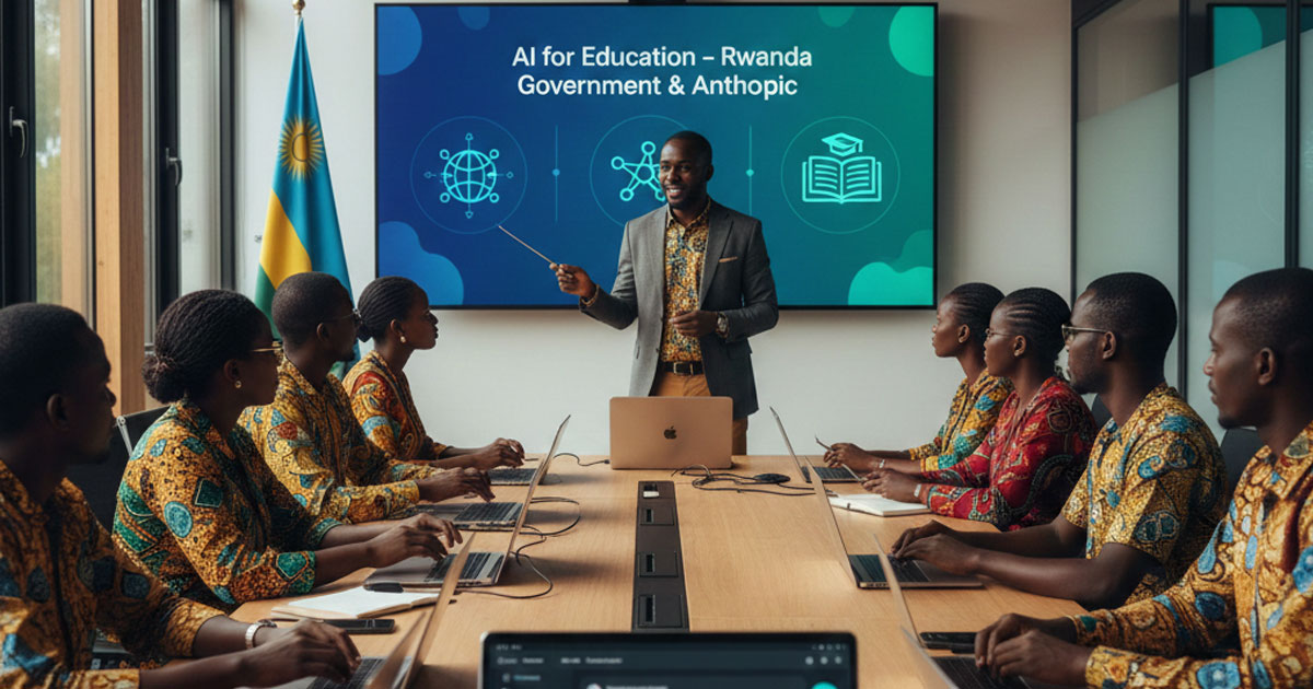 Anthropic s’associe au gouvernement rwandais et à l’ALX pour apporter l’éducation à l’IA à des centaines de milliers d’apprenants à travers l’Afrique