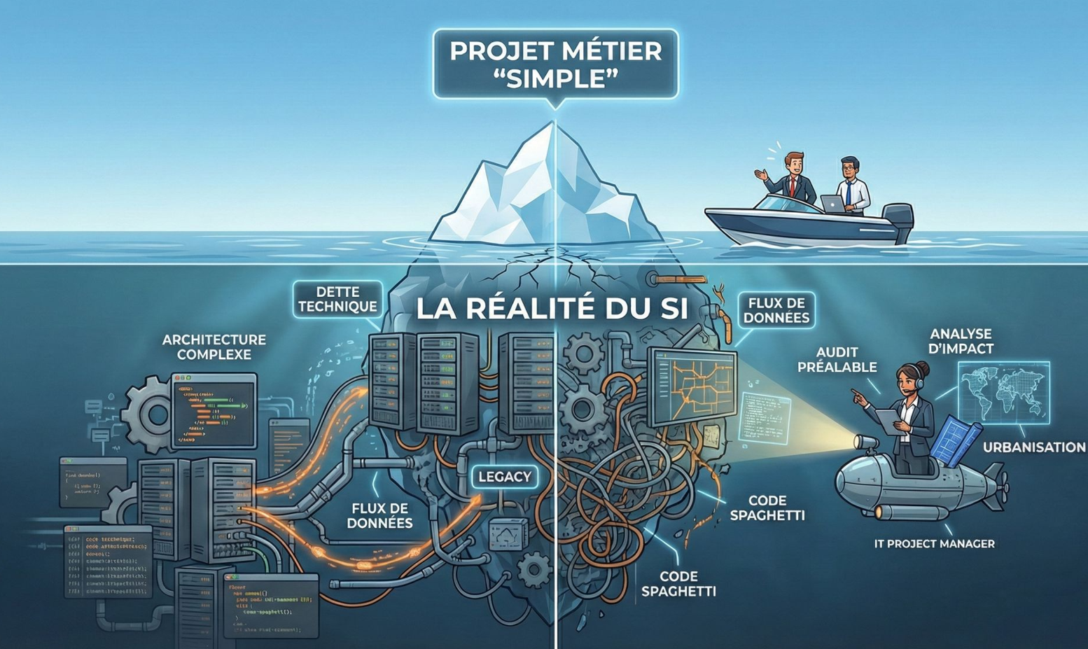 L’illusion de la simplicité : pourquoi tant de projets IT échouent dès le départ