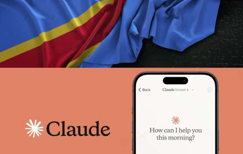 Bonne nouvelle : Claude d’Anthropic est officiellement disponible en République démocratique du Congo